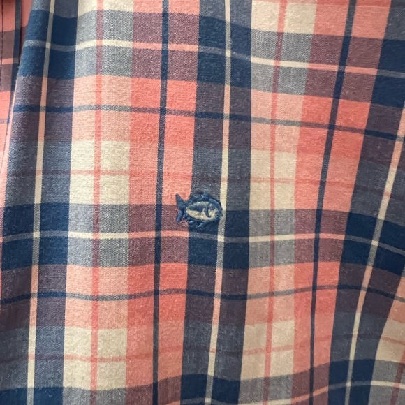 Southern Tide Gingham Long Sleeve Button Down - Picture 3 of 6
